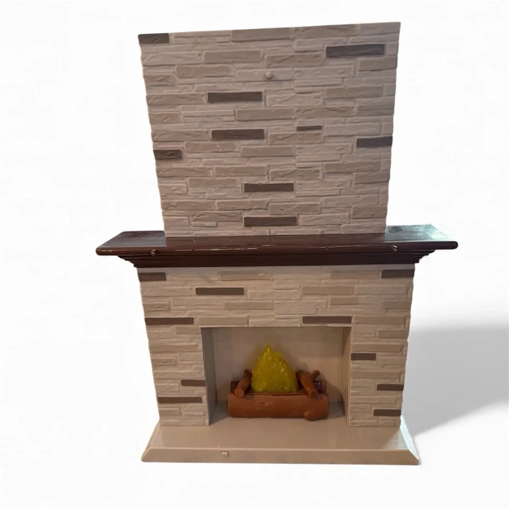 Our Generation Holiday Fireplace, American Girl S'mores Set & Wicker Furniture